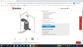 Afvalemmer Rond inbouw grijs 13 liter