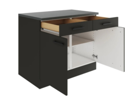 Buffet onderkast Madrid 2 deur 2 lades 100x57x82cm
