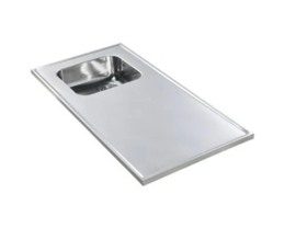 Kichenette kleuter-keuken RVS werkblad 122x60cm Bengt
