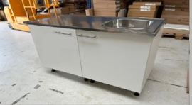 Kichenette kleuter-keuken RVS werkblad 122x60cm Bengt