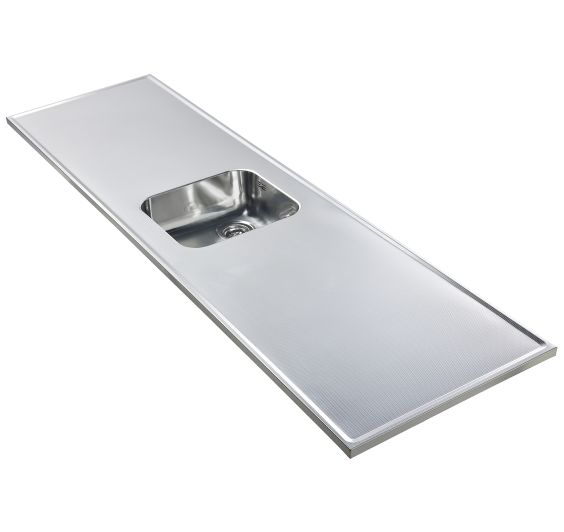 Reginox RVS werkbladen diamant structuur