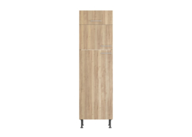 Hoge koel vries kast 60 x 211,8 x 58,4 cm Erik Wild eiken