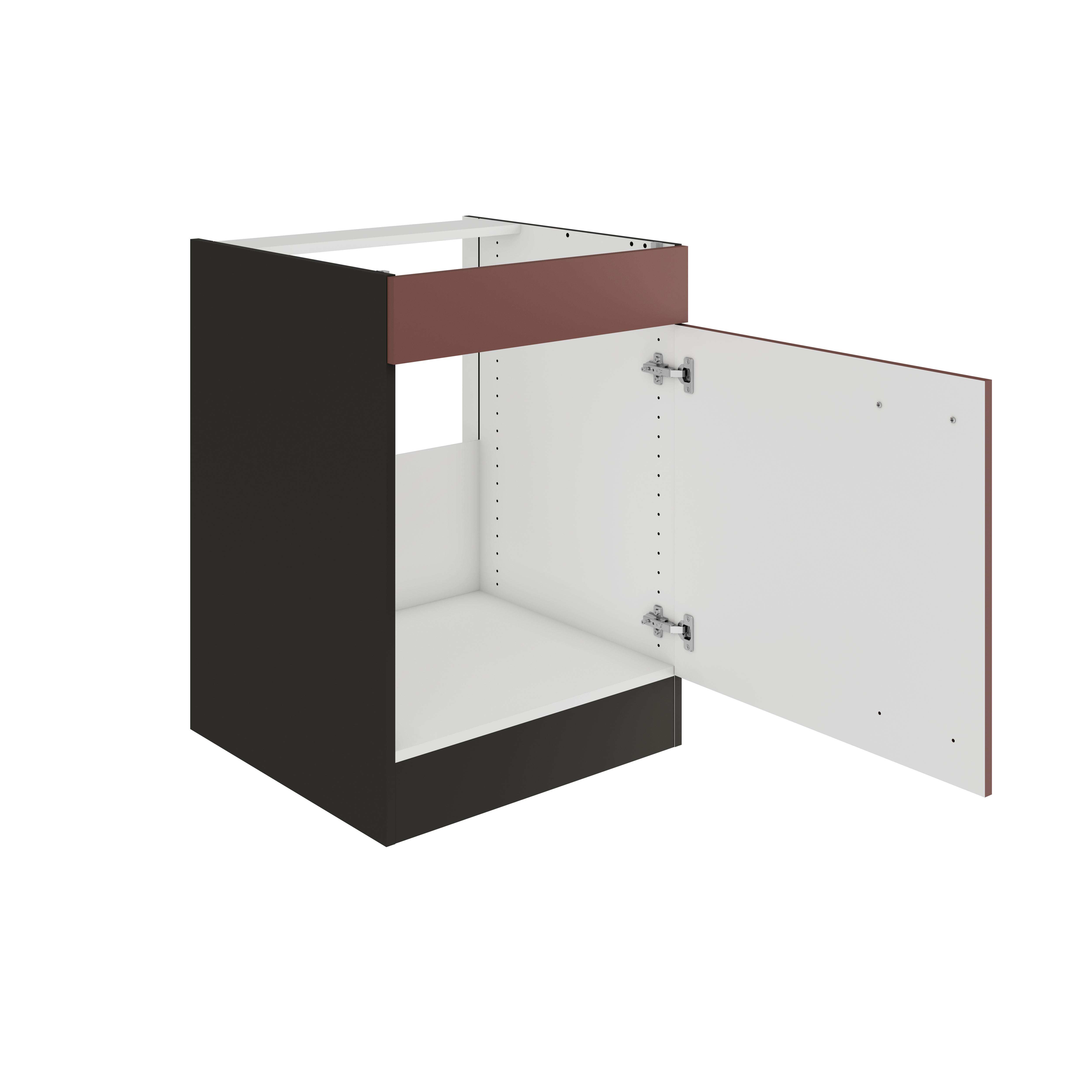 Spoel onderkast vast lade front Nizza 50x57x82cm