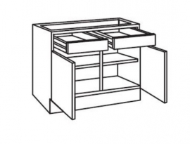 Buffet onderkast Zamora 100x60x82cm