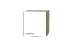 Bovenkast Zamora wit met licht eiken design 40x57,6