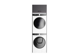 Wasmachine en droger kast 63,2 x210cm MUKI antraciet
