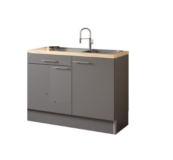 Keuken onder blok 120cm lade INGVAR mat antraciet