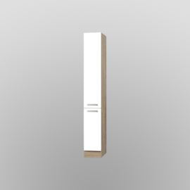 Apothekerskast Zamora wit/ licht eiken decor 30 x 57,1 x 206,8 cm