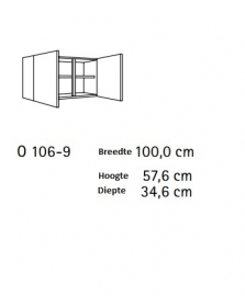 Bovenkast Imola 100x57,6