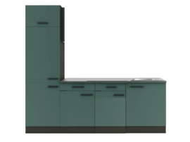 Kleine keuken Verona 220x57x82cm zonder bovenkasten