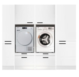 210x210 cm waskamer | Apothekerskast | Mubo wit