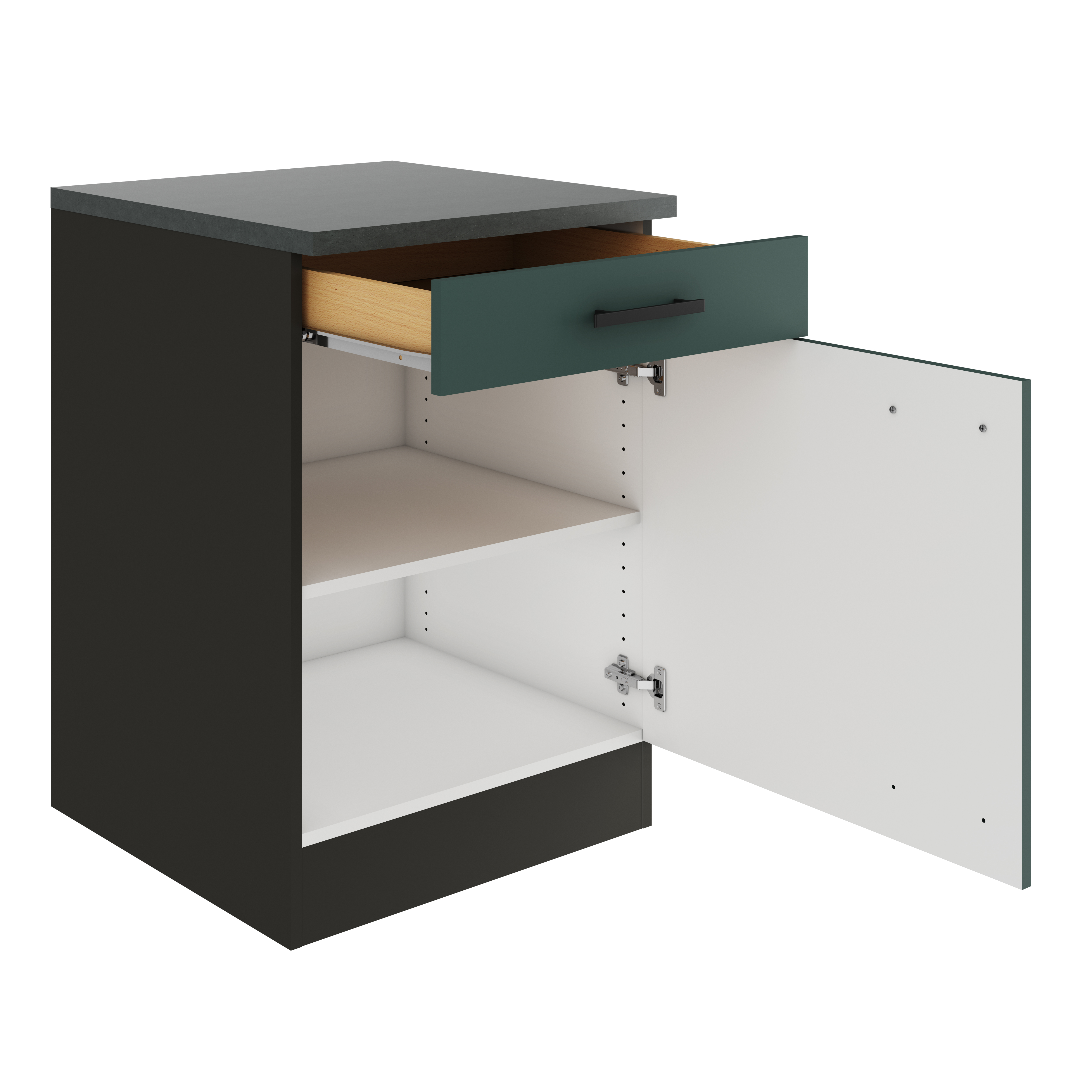 Onderkast 1x lade 1x legplank Verona 60x57x82cm