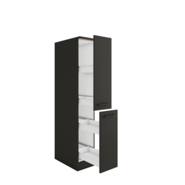 153,2x210 cm waskamer + apothekerskast zonder bovenkasten MUKI Antraciet