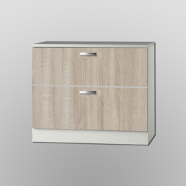 Padua Onderkast twee lades 100x57x82 cm