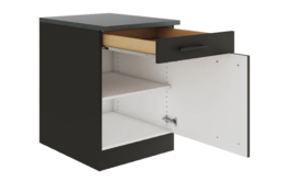 Onderkast 1x lade 1x legplank Madrid 60x57x82cm
