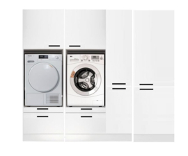 210x210 cm waskamer | Apothekerskast | Mubo wit