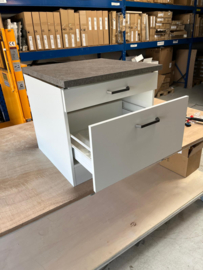 Onderkast 60 cm tbv Droger en of wasmachine MUBO wit