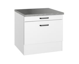 Onderkast 60 cm tbv Droger en of wasmachine MUBO wit
