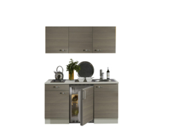 Pijnboom fantasy /champagne keuken pantry opstelling 150x60cm