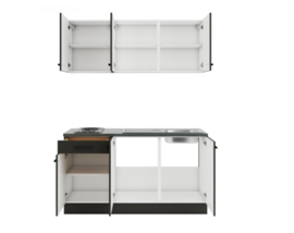 Kleine keuken Madrid 150x57x82cm 1 lade