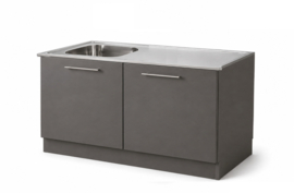 Kichenette kleuter-keuken RVS werkblad 122x65x60cm Ingvar