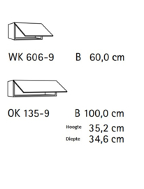 Klepkast Arta 60x35,2 cm