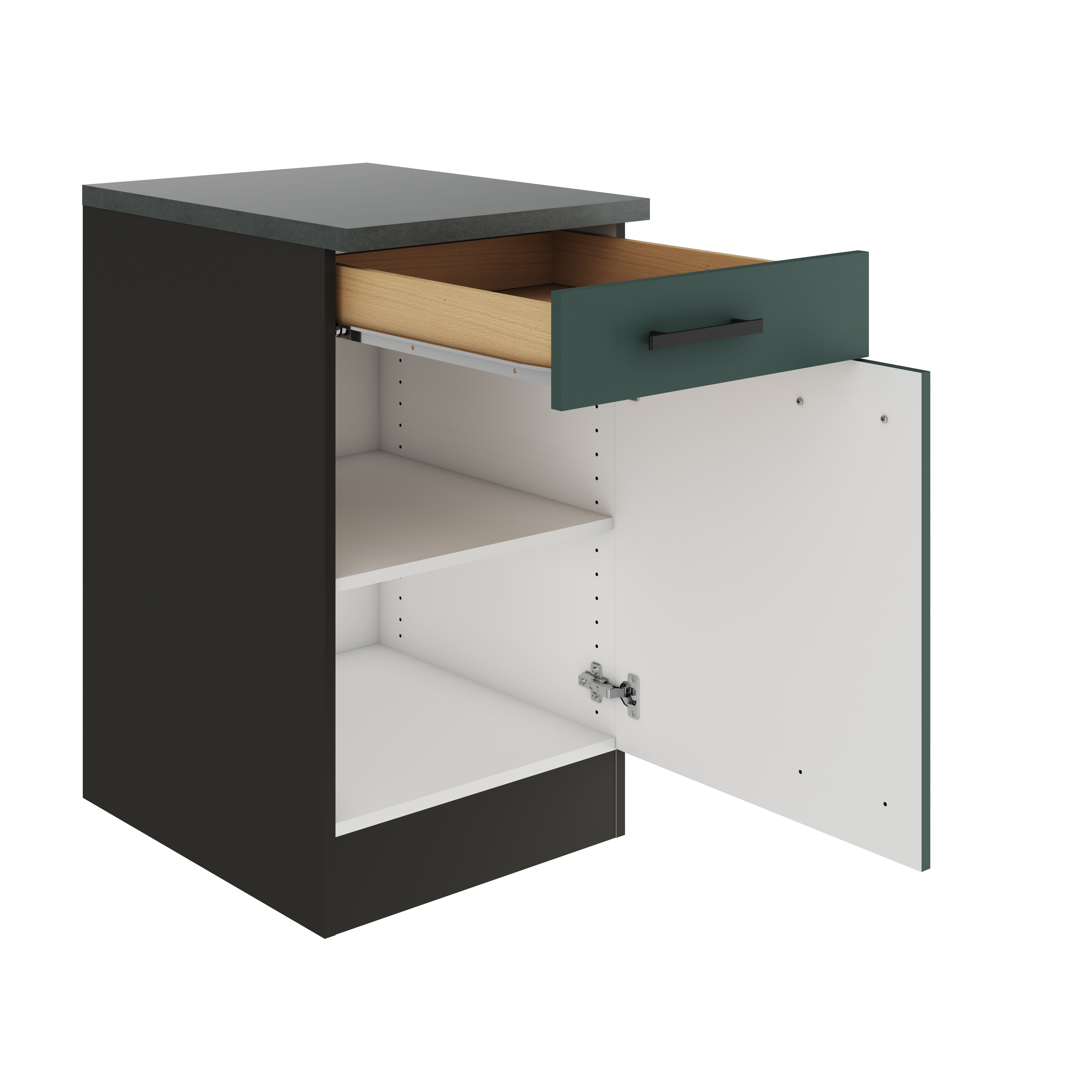 Onderkast 1x lade 1x legplank Verona 50x57x82cm