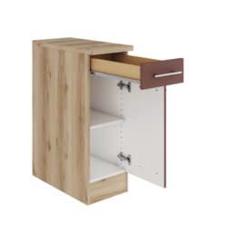 Onderkast 1x lade 1x legplank Bari 30x57x82cm