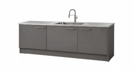 Kichenette kleuter-keuken RVS werkblad 182x65x60cm Ingvar