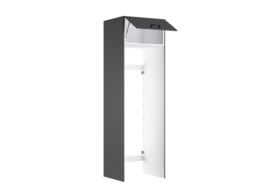 Wasmachine en droger kast 63,2 x210cm MUKI antraciet