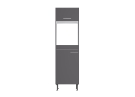 Hoge koel oven kast 60 x 211,8 x 58,4 cm Ingvar antraciet