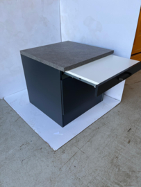 Onderkast 60 cm tbv Droger en of wasmachine MUKI Antraciet