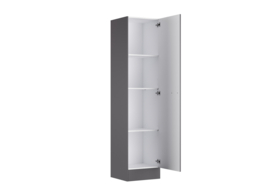 Hoge kast 50 x 47,1 x 210 cm antraciet
