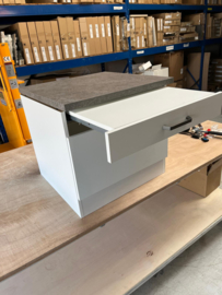 Onderkast 60 cm tbv Droger en of wasmachine MUBO wit