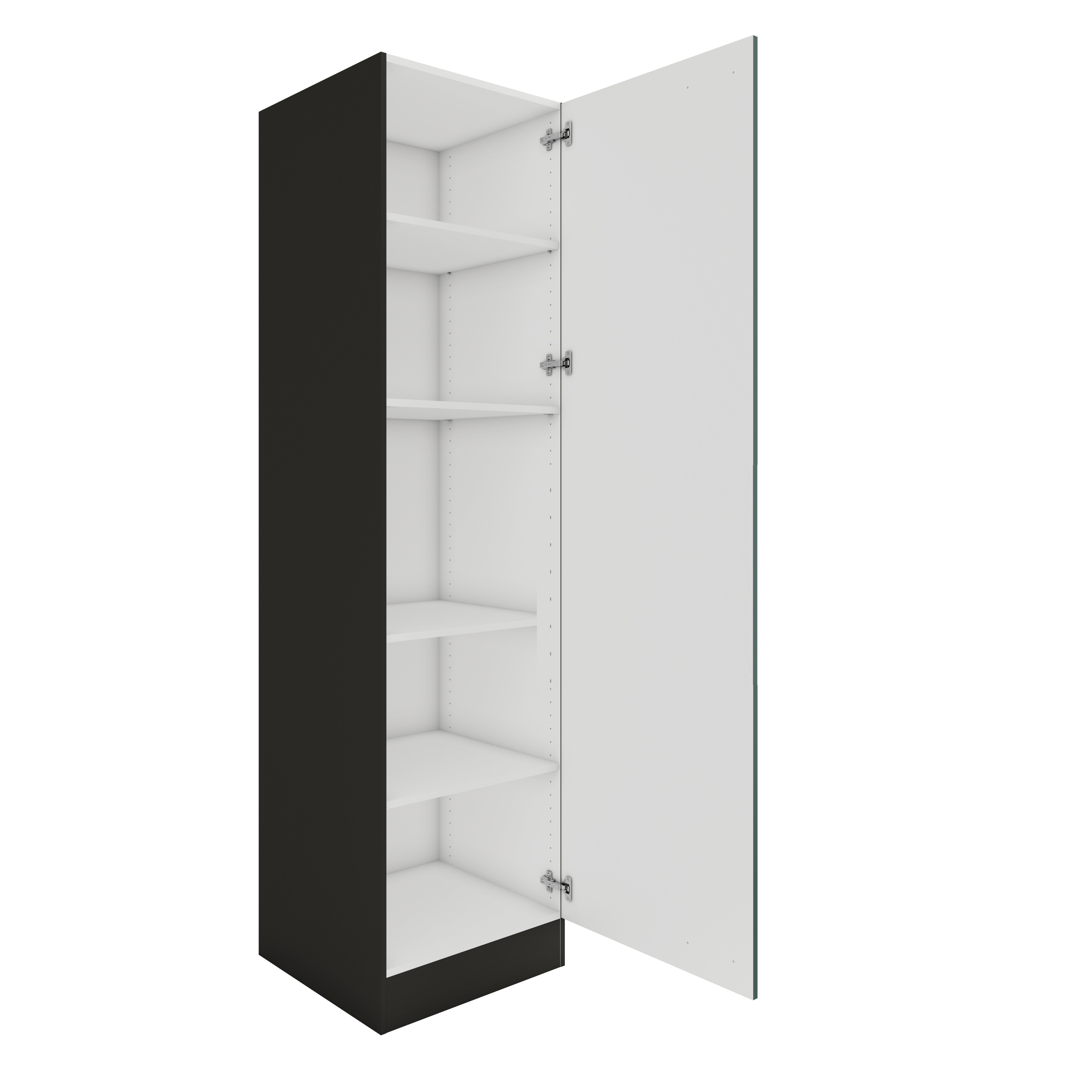Hoge kast 50x50x210 cm antraciet