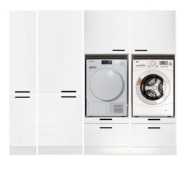 210x210 cm waskamer | Apothekerskast | Mubo wit