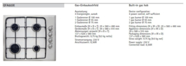 Gas kookplaat ETNA Edeltahl 4 pits GFA60IX