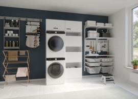 60 cm wasmachine / droger kast MUBO wit