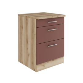 Onderkast 3x lades Bari 60x57x82cm