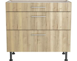 Onderkast 90 x 58,4 cm | 3x uittreklade | wildeikenErik