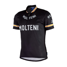 Retro Molteni zwart wielershirt - Rogelli