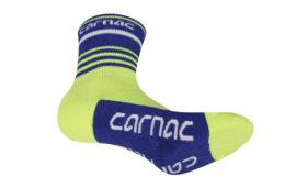 Carnac fietssokken Flipper Fluo-Geel L/XL: maat 42-46,5
