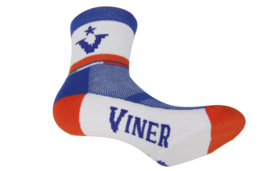 Viner fietssokken Pepper Blauw S/M: maat 38-42