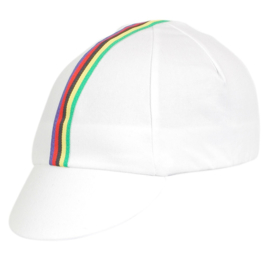 Koerspet /fietspet Worldchampion White