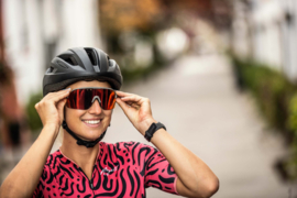 Rogelli fietsbril Ventro Polarized Bril grijs/bordeaux