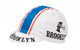 Koerspet / wielrenpet / fietspet Brooklyn wit