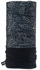 Oxford multifunctie doek/nekwarmer 'paisley navy'