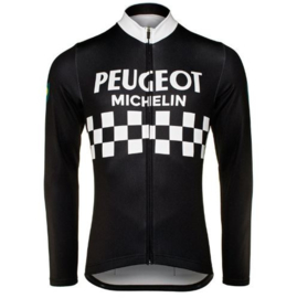 Peugeot Michelin wielershirt zwart