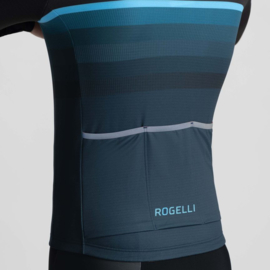 Rogelli fietsshirt Hero II blauw/zwart
