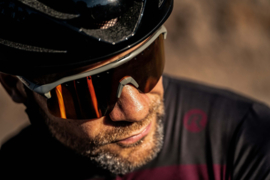 Rogelli fietsbril Ventro Polarized Bril grijs/bordeaux